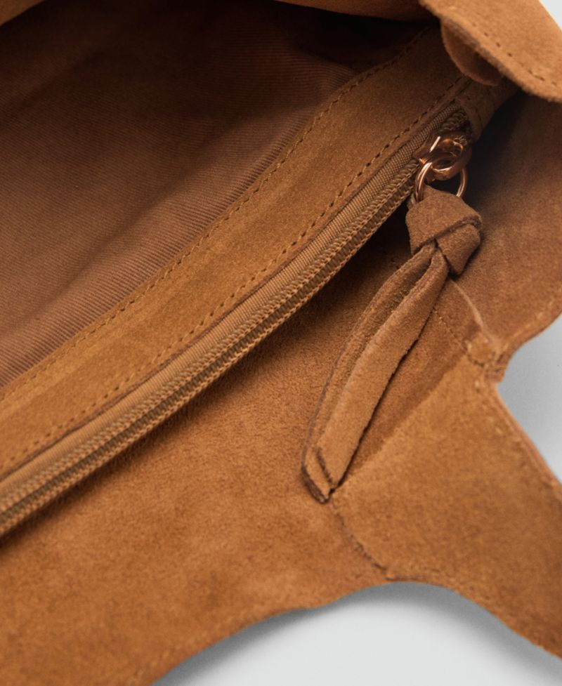 Women's Suede Shopper Bag