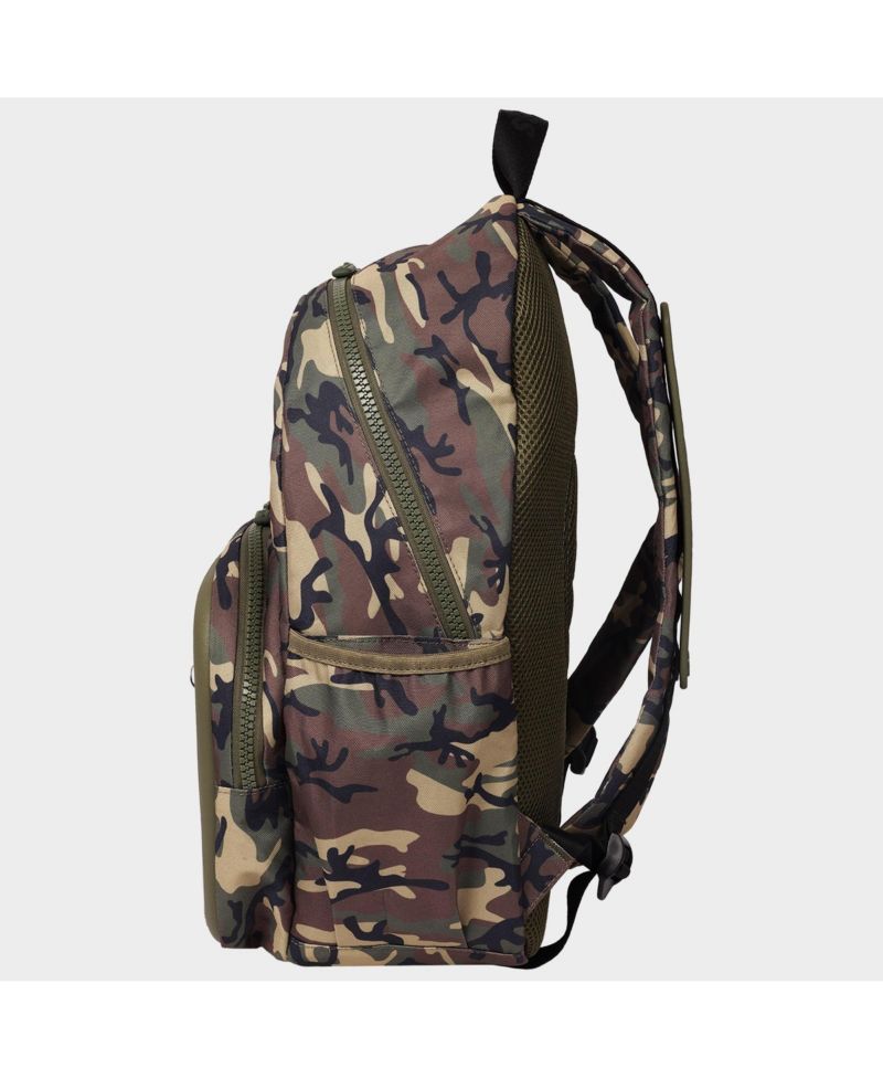 Camo Back to School Backpack with EVA Front Pocket Customizable Jibbitz Backpack