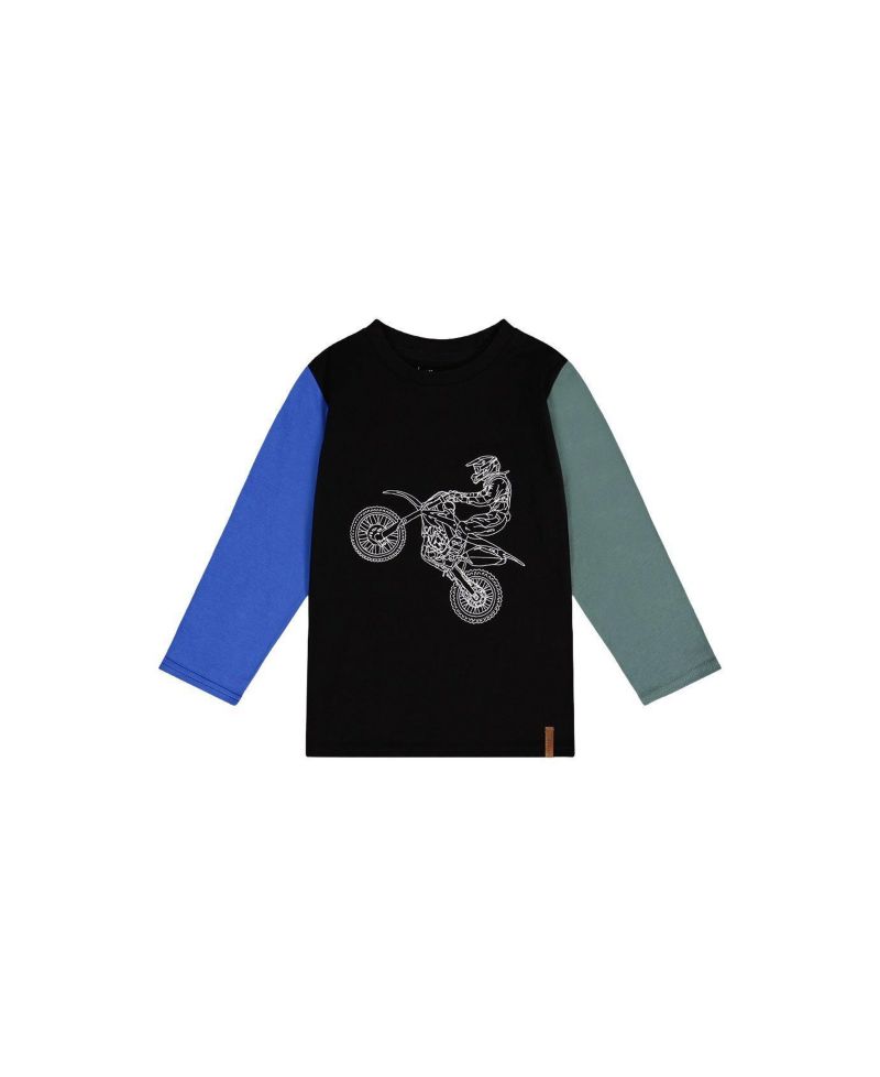 Little and Big Boy 6-12 Long Sleeve T-Shirt