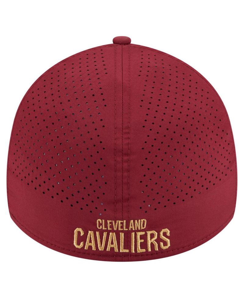 Men's Wine Cleveland Cavaliers Featherweight Poly Rope Flex 39Thirty Hat