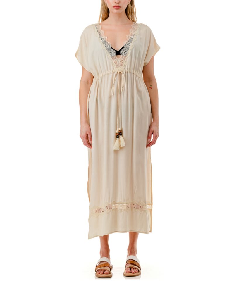 Women's Boho Swim Cover-Up Dress