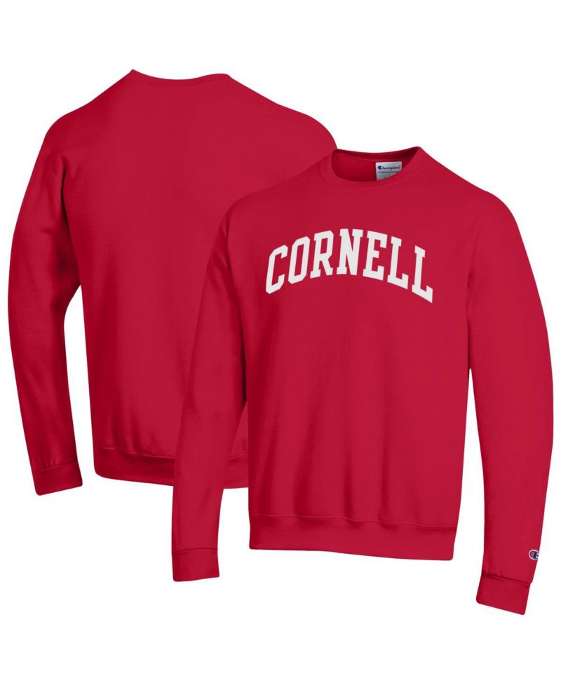 Men's Red Cornell Big Red Basic Arch Fleece Pullover Sweatshirt