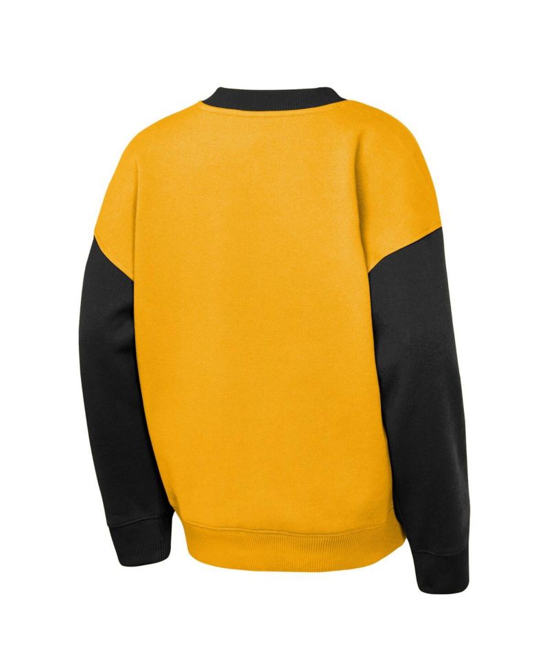 Big Boys and Girls Gold/Black Pittsburgh Penguins Impact Player Sweatshirt