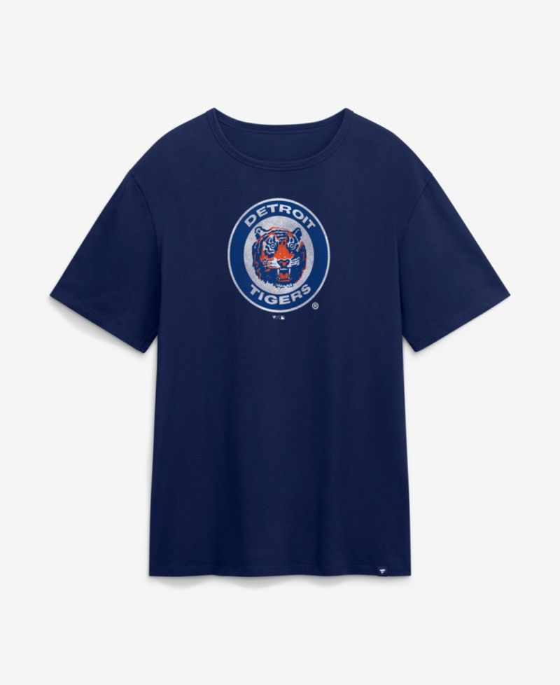Men's Navy Detroit Tigers Vintage Logo Legacy T-Shirt