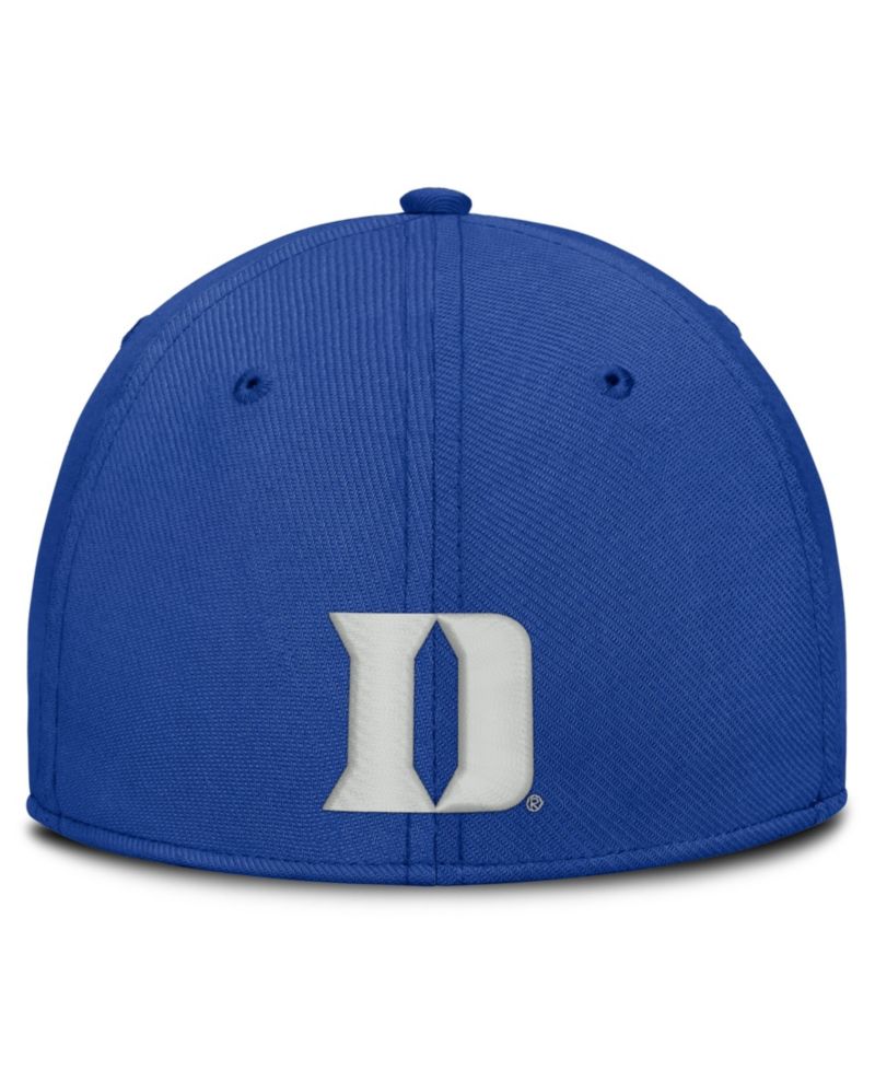 Men's Royal Duke Blue Devils Rise On-Field Swoosh Flex Dri-FIT Flex Hat
