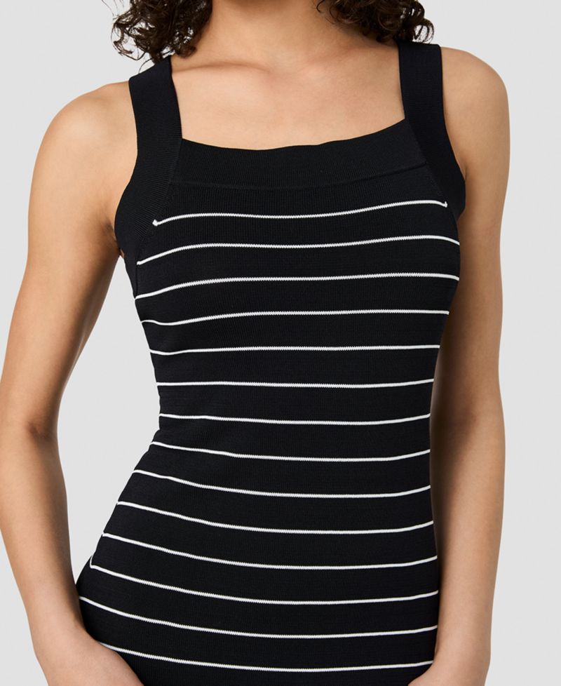 Women's Cross Back Bodycon Midi Dress