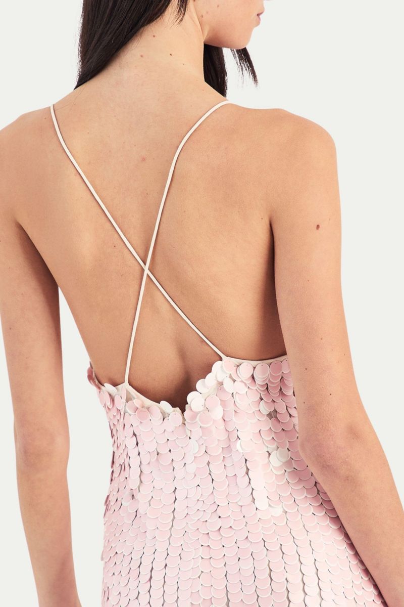 Women's Embellished Strappy Mini Dress