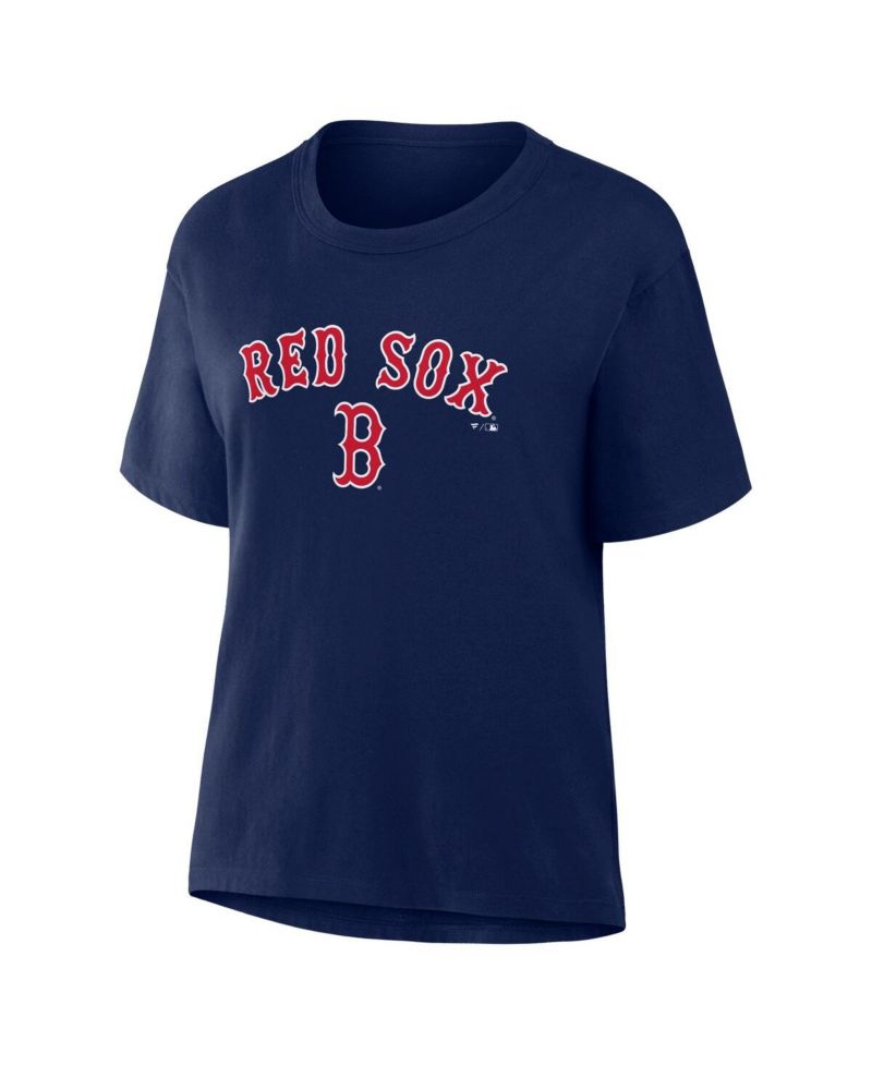 Women's Navy Boston Red Sox Lockup Legacy T-Shirt