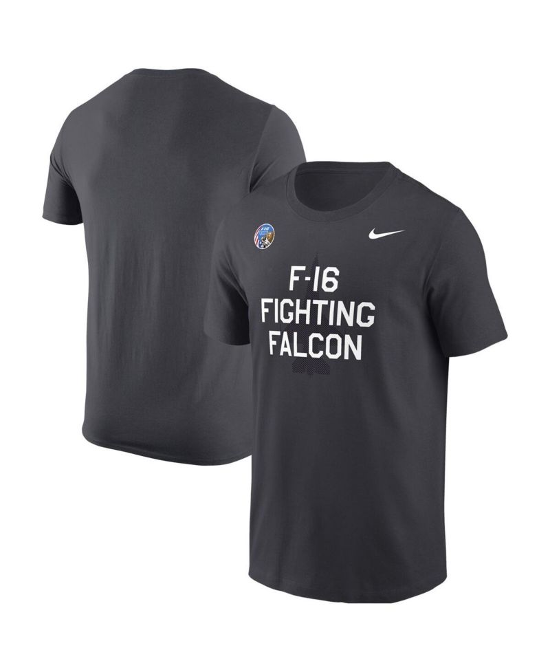 Men's Anthracite Air Force Falcons APLS Fighting Falcon Collection Rivalry T-Shirt