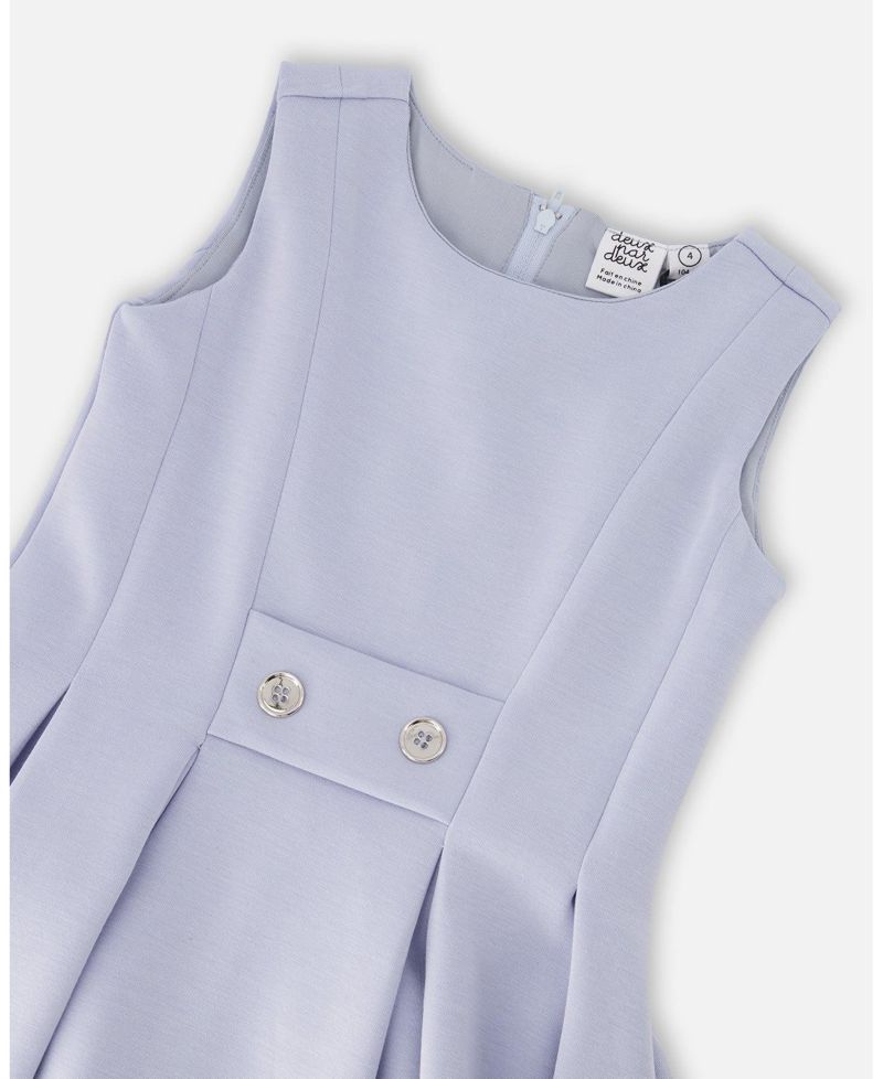 Toddler Girls Sleeveless Neoprene Dress