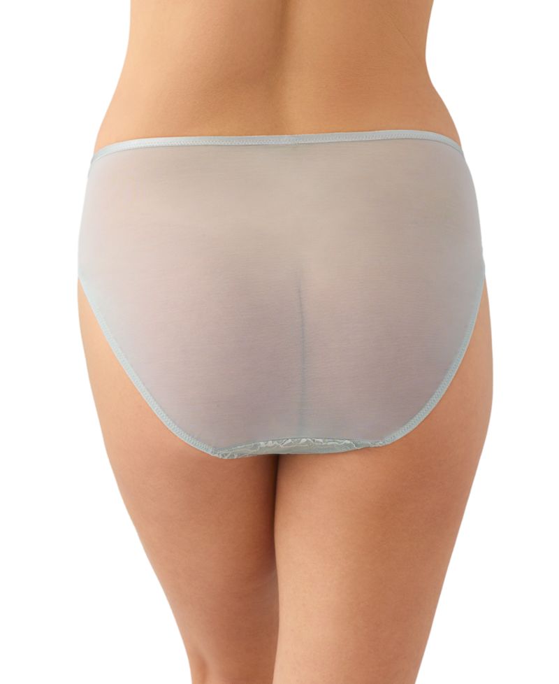 Women's Full Bloom Sheer Mesh Hi-Cut Brief