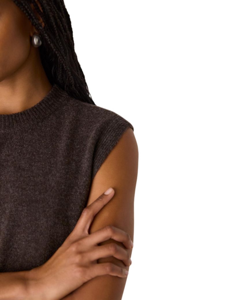 Women's Wool Sleeveless Vest