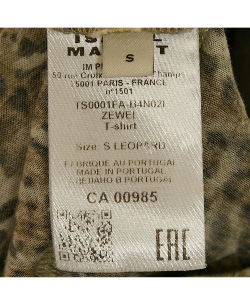 Women's Leopard Print Cotton Zewel T-Shirt
