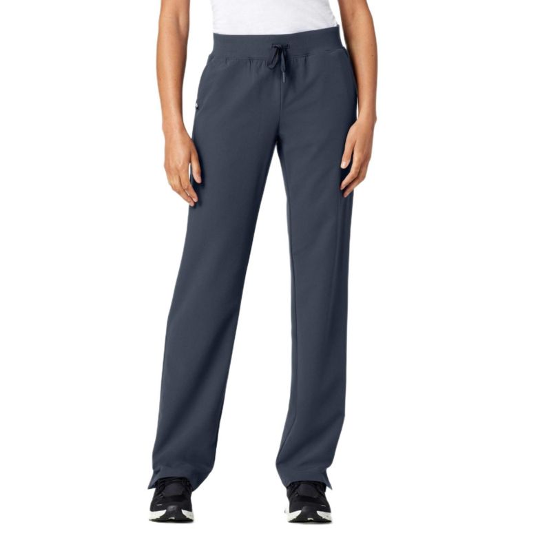 Petite Womens's Xenos 5-Pocket Classic Mid-Rise Scrub Pant