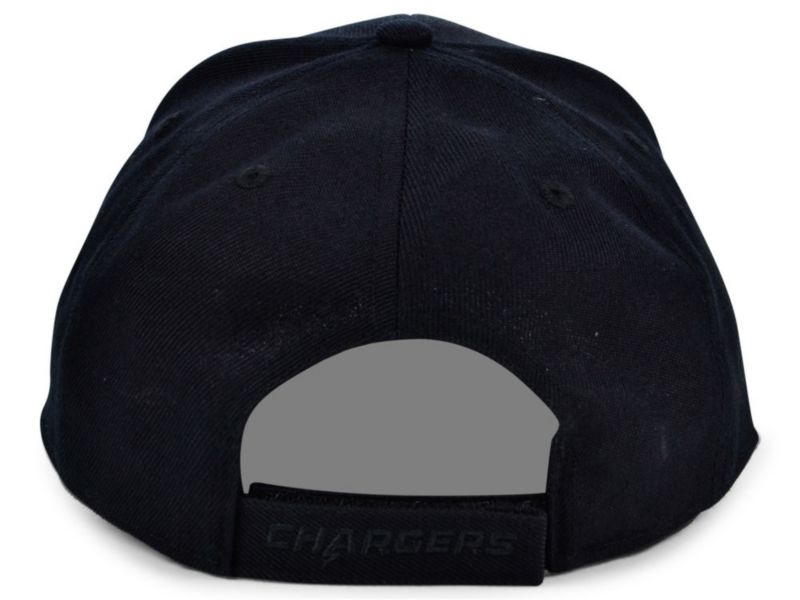 Los Angeles Chargers Black & Black MVP Cap