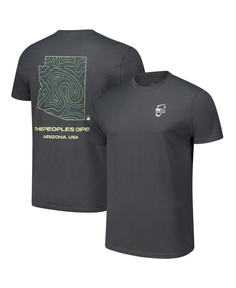 Men's and Women's Charcoal WM Phoenix Open Arizona T-Shirt