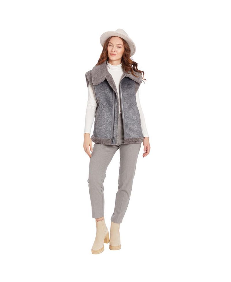 Women's Sarah Faux Shearling Vest