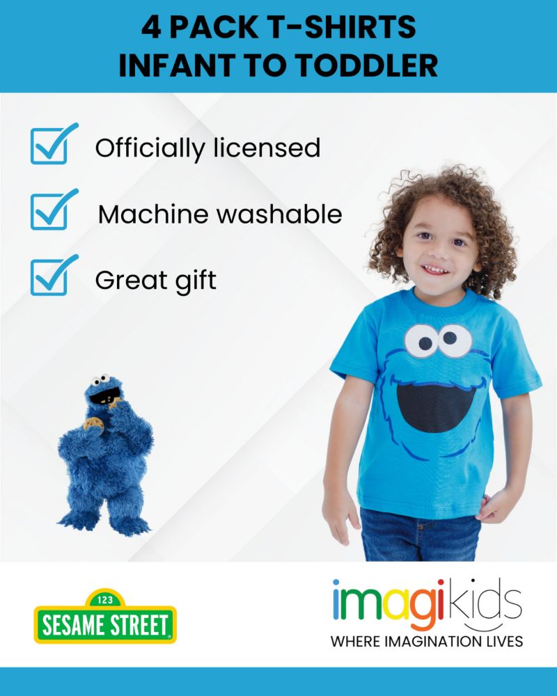 Toddler 4-Pack Short Sleeve T-Shirts