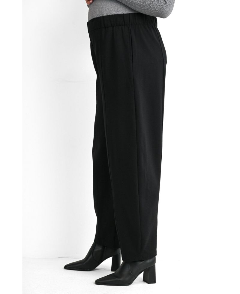 Maternity Pull-On Barrel-Leg Pants