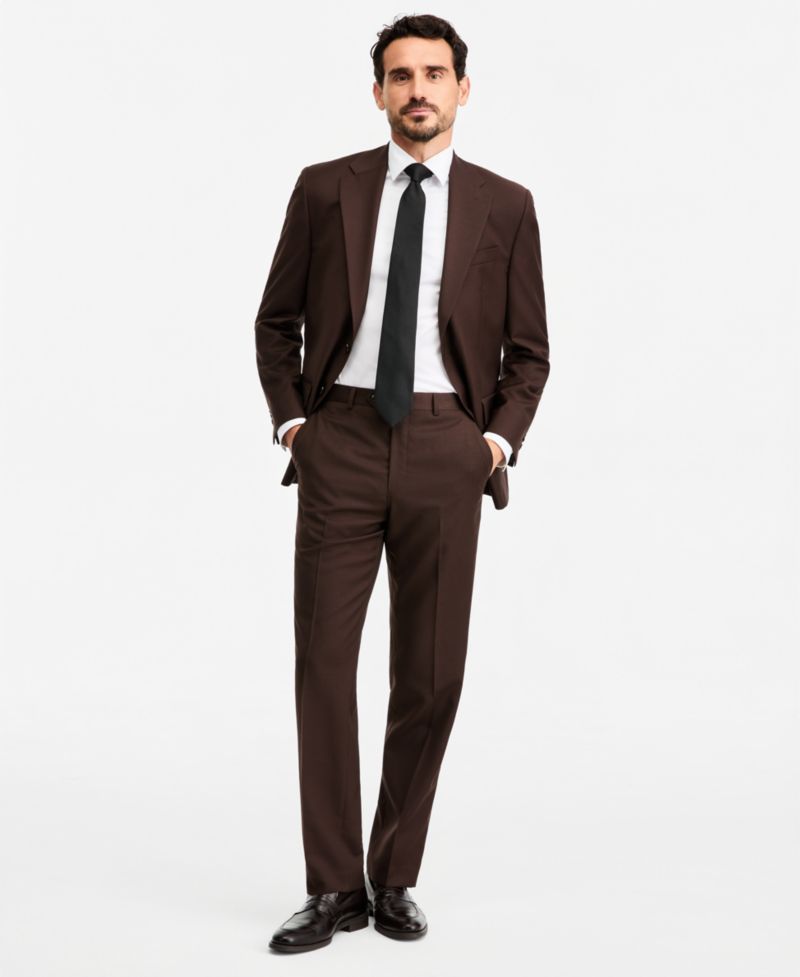 Men's Classic-Fit Wool-Blend Suit Separate Jacket