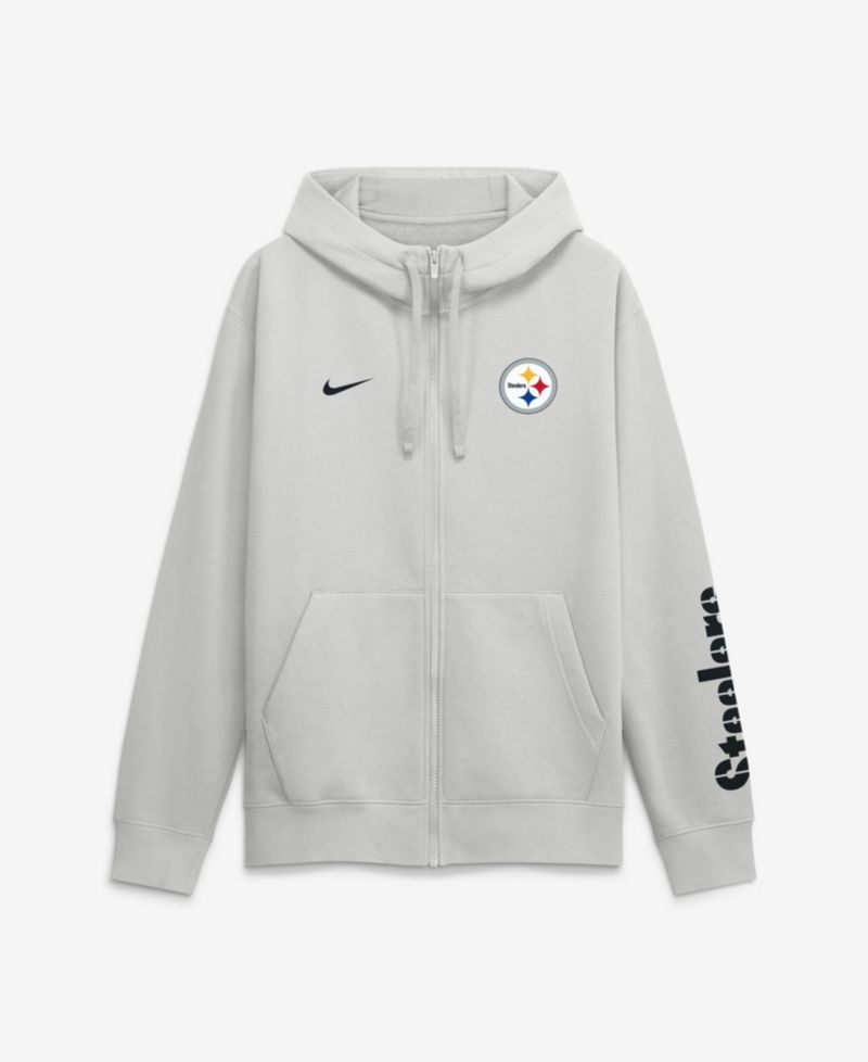 Men's Pittsburgh Steelers Cool Down Club Full-Zip Hoodie