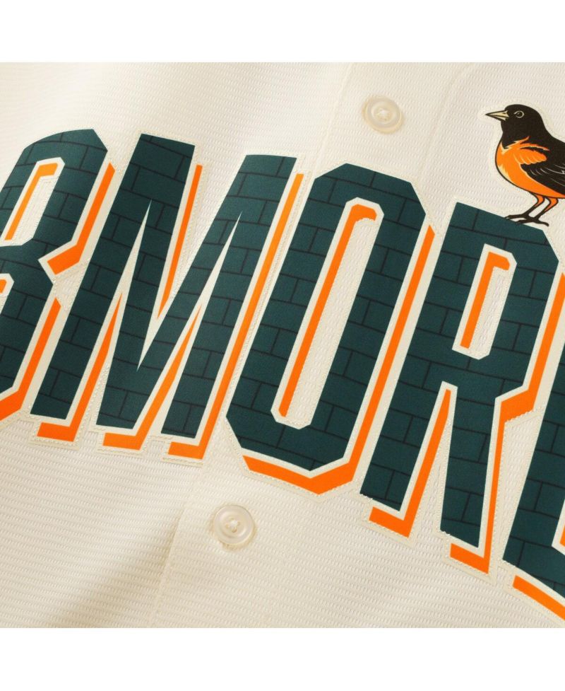 Men's Dylan Beavers Natural Baltimore Orioles 2026 City Connect Stadium Jersey