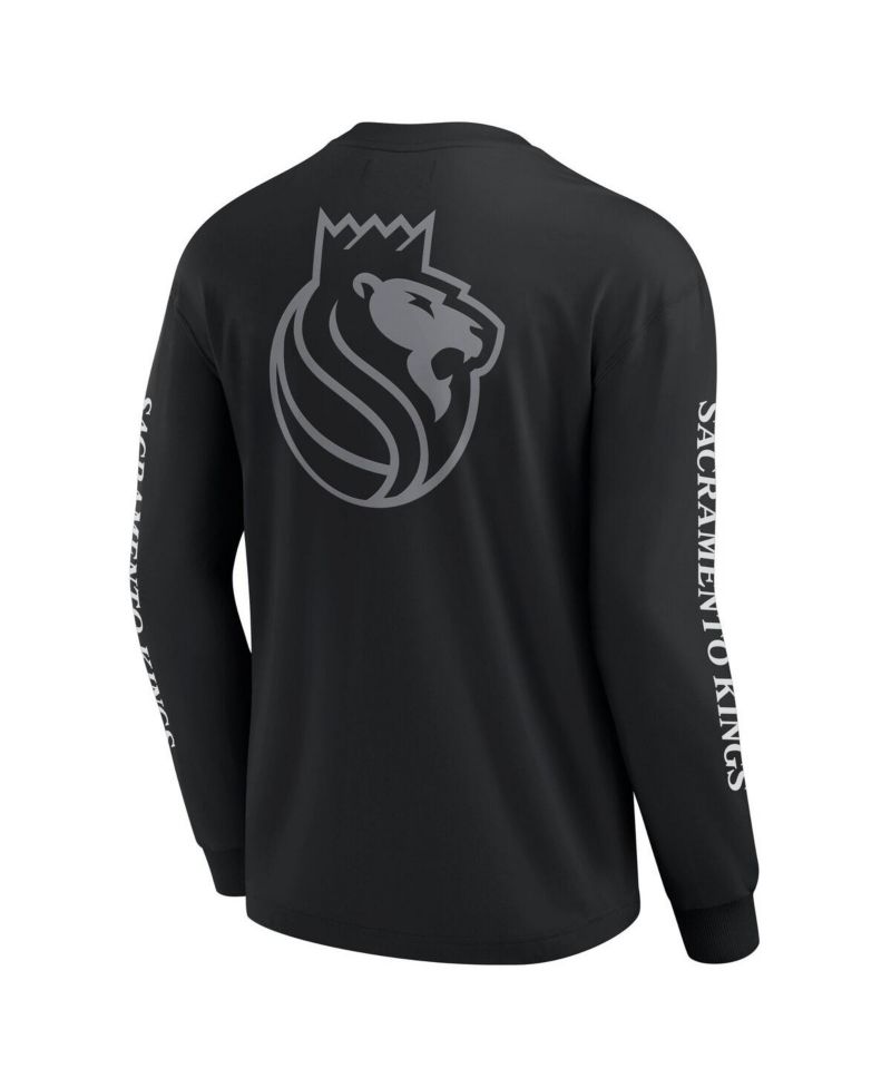 Men's Black Sacramento Kings Elements Strive Long Sleeve T-Shirt