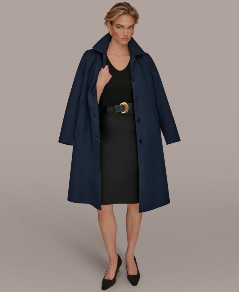 Women's Balmacaan Shirt Collar Coat