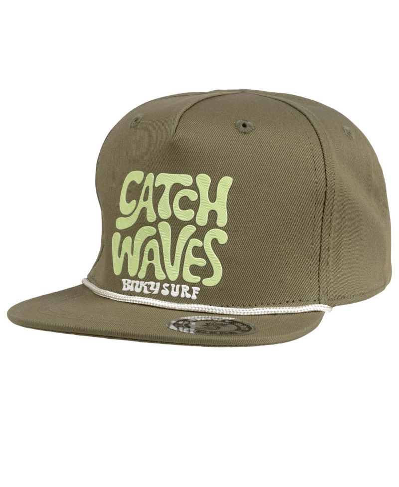 Mens Catch Waves Snapback Hat