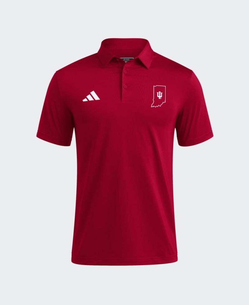 Men's Crimson Indiana Hoosiers Ultimate 365 Solid Polo