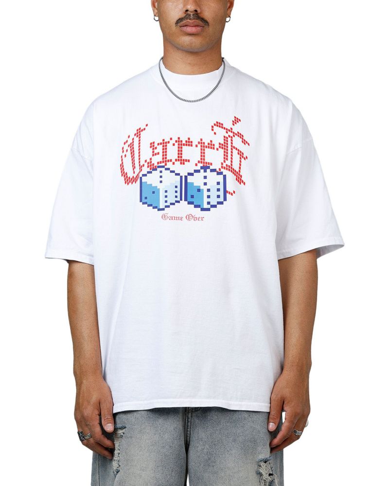 Men's Game Over T-Shirt - White L