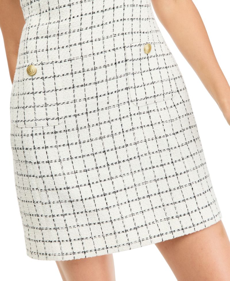 Women's Festive Boucl&eacute; Mini Dress