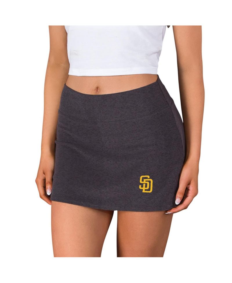 Women's Charcoal San Diego Padres Centerline Knit Skort