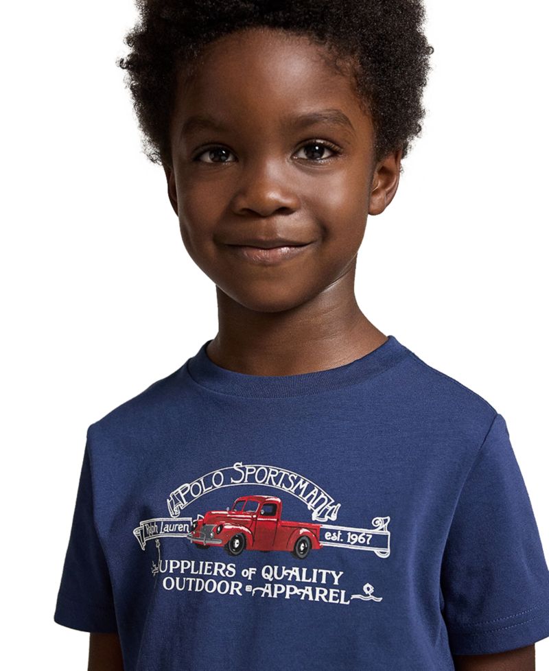 Boys' 2T-7 Polo Sportsman Jersey T-Shirt
