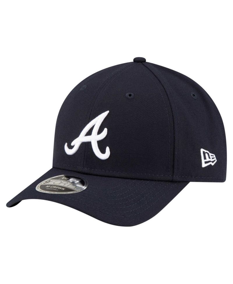 Men's Navy Atlanta Braves Player Replica 9FORTY Adjustable Hat