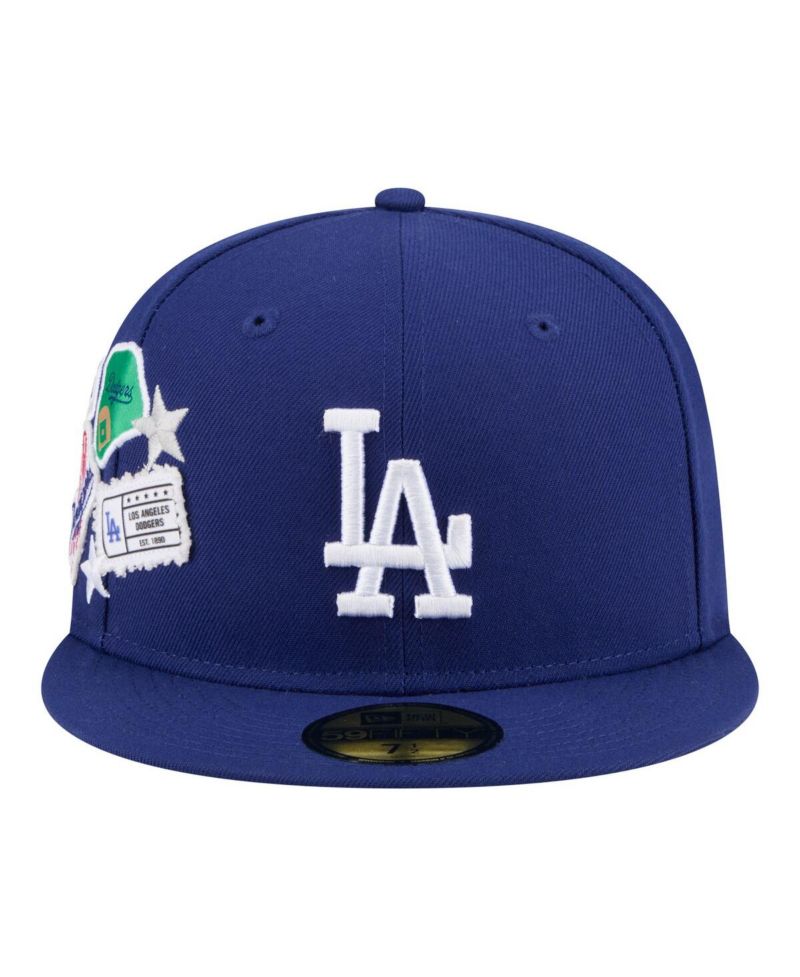 Men's Royal Los Angeles Dodgers City Patch 59FIFTY Fitted Hat