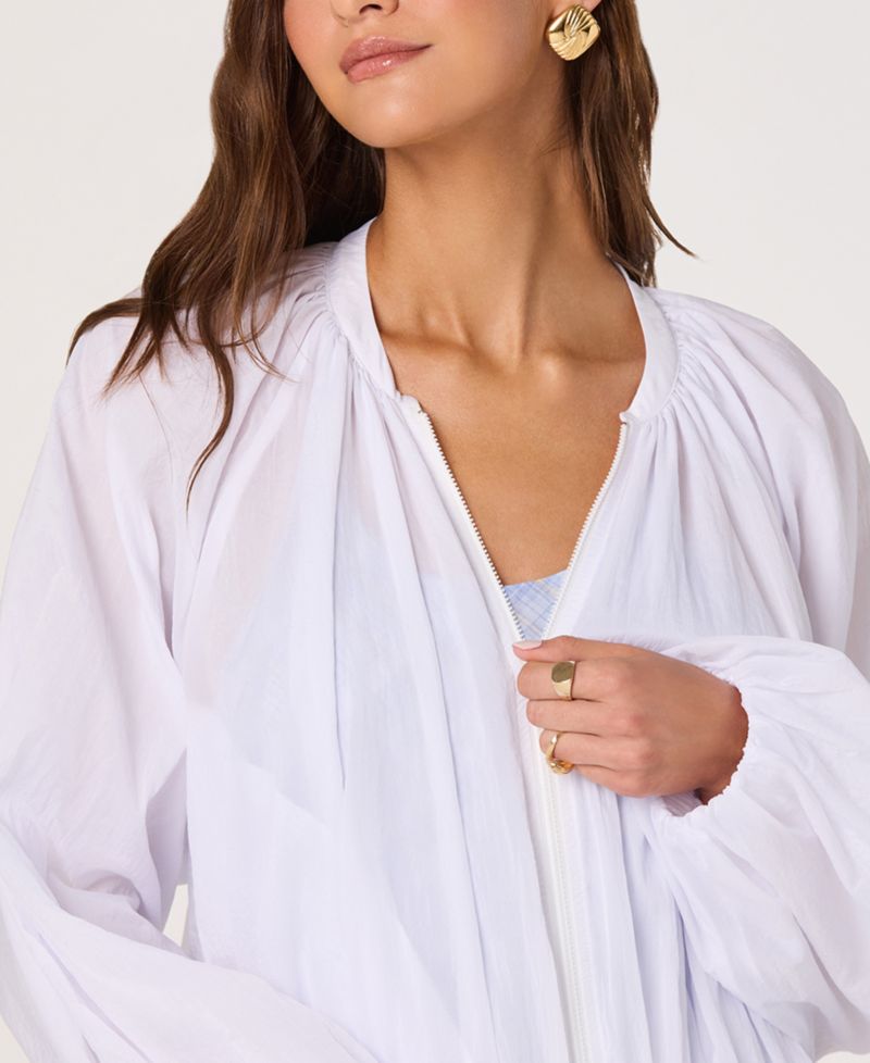 Women's Blanche Collared Nylon Jacket