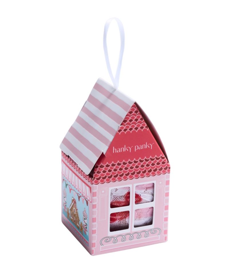 Women's Lace Gingerbread House Low Rise Thong