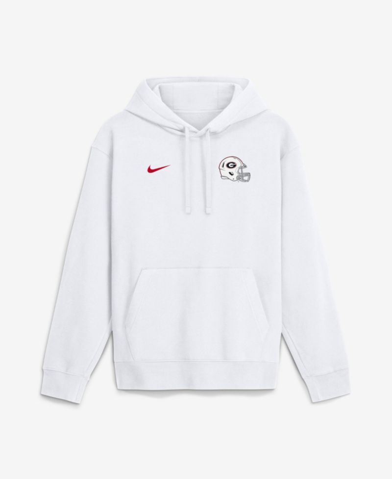 Men's White Georgia Bulldogs Whiteout Dress Code Hoodie