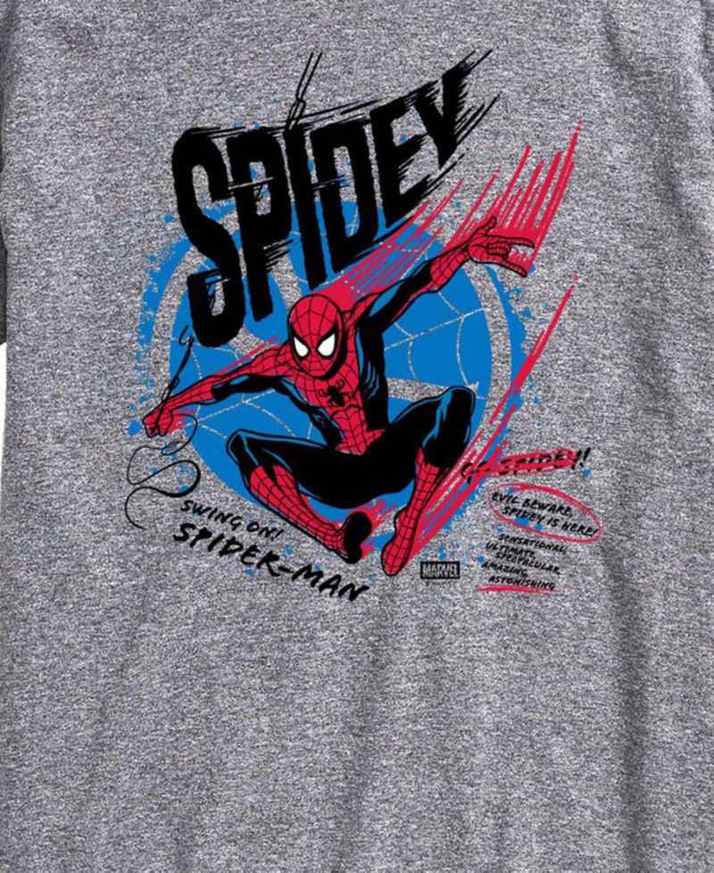 Men's Spiderman Spidey Speed Short-Sleeve Graphic T-Shirt