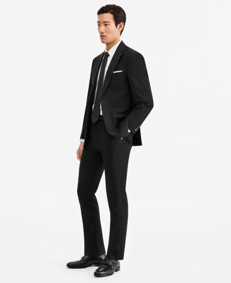 Men's Slim-Fit Wool-Blend Stretch Suit Jackets