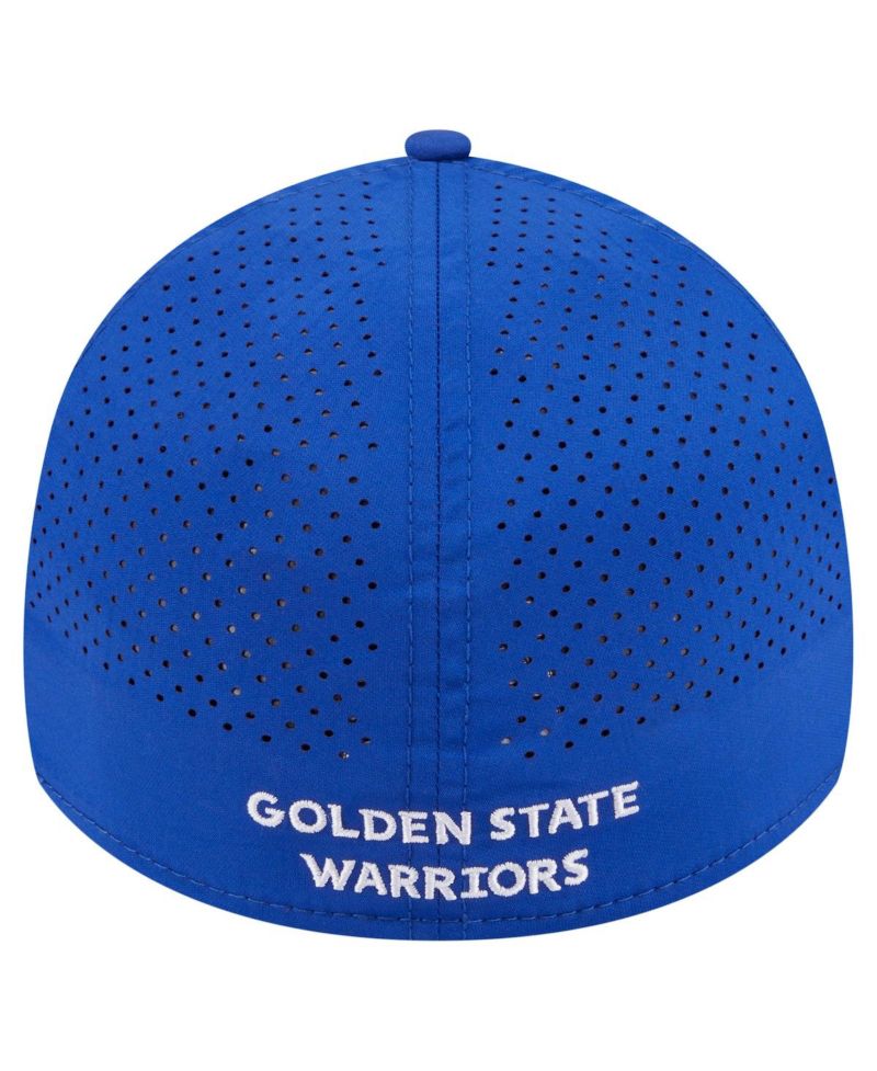 Men's Royal Golden State Warriors Featherweight Poly Rope Flex 39Thirty Hat