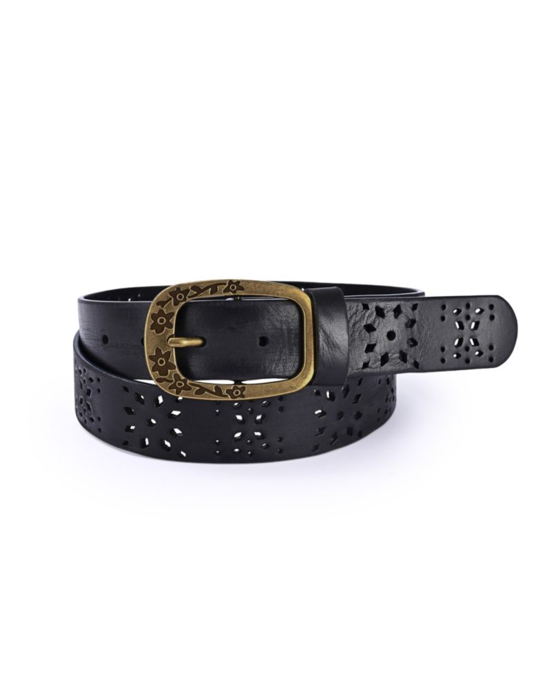 Women's Blooming Crocus Leather Belt