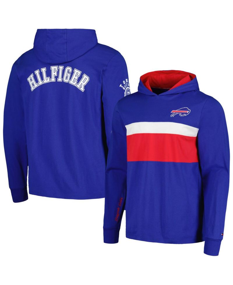 Men's Royal Buffalo Bills Morgan Long Sleeve Hoodie T-shirt