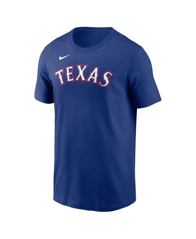 Men's Brandon Nimmo Royal Texas Rangers Home Name & Number T-Shirt