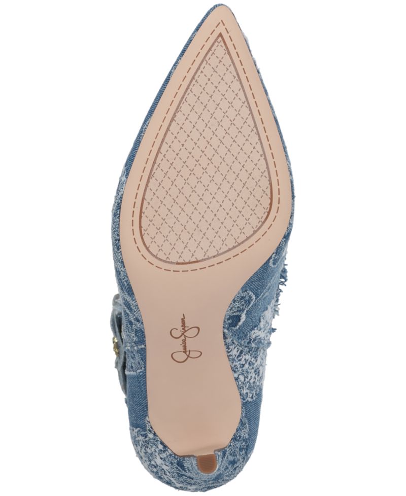 Women's Plitee Floral Western Stiletto Booties