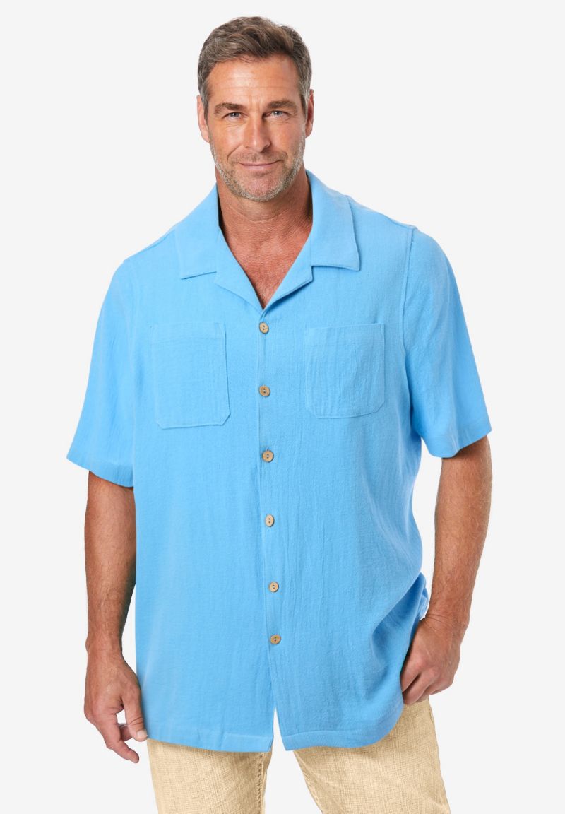 Men's Gauze Camp Shirt