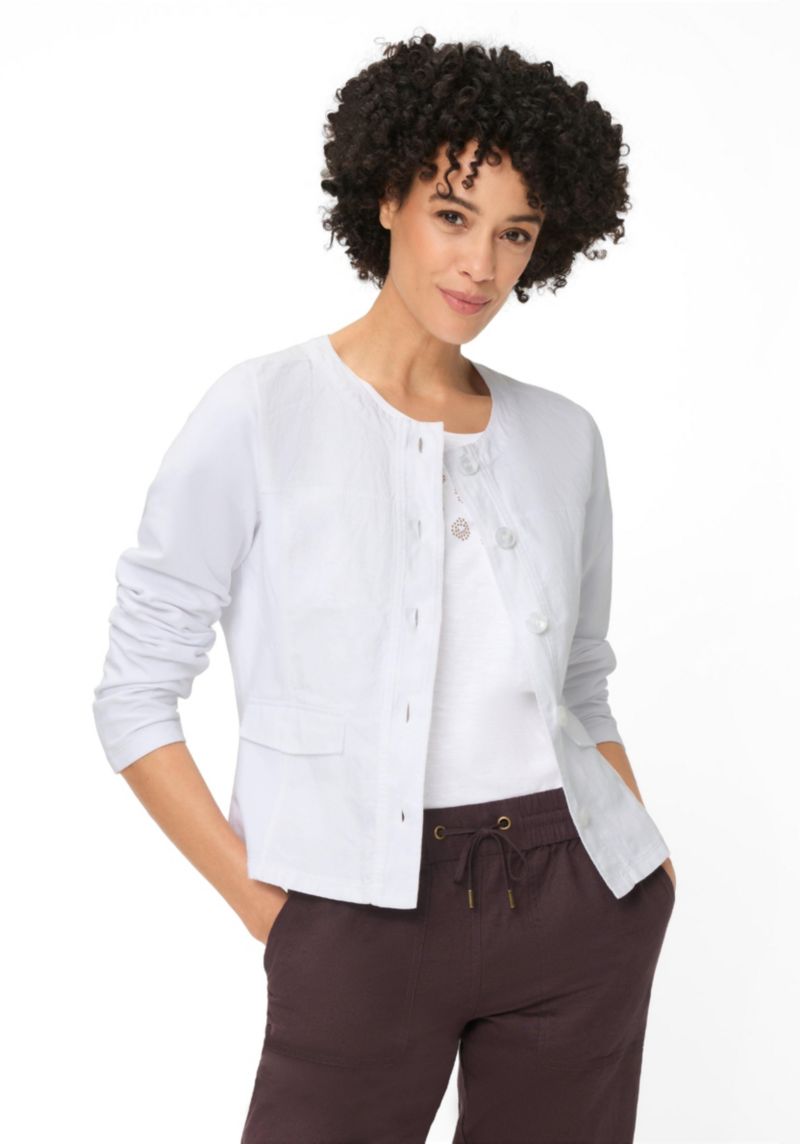 Women's Mixed Media Jacket