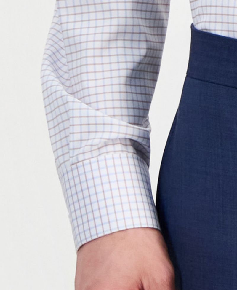Men's Slim-Fit Performance Four-Way Stretch Dress Shirt
