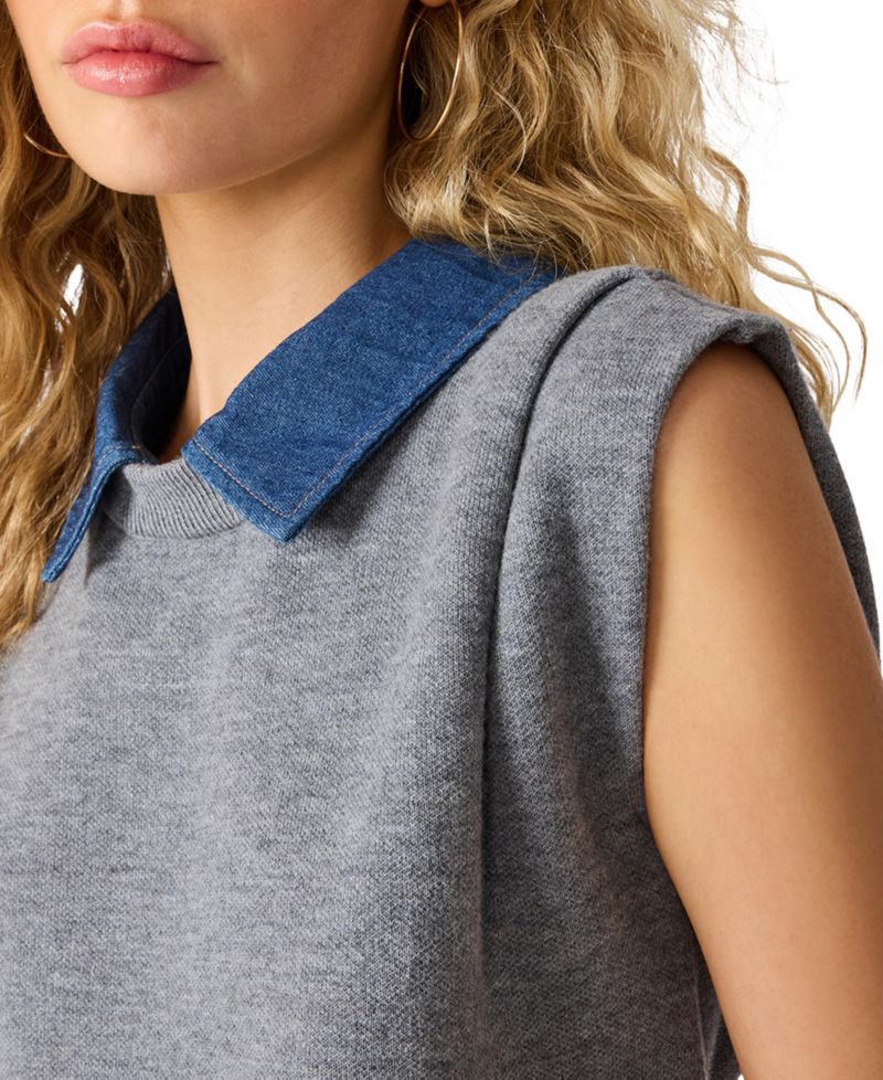 Women's Kelson Collared Sleeveless Sweater